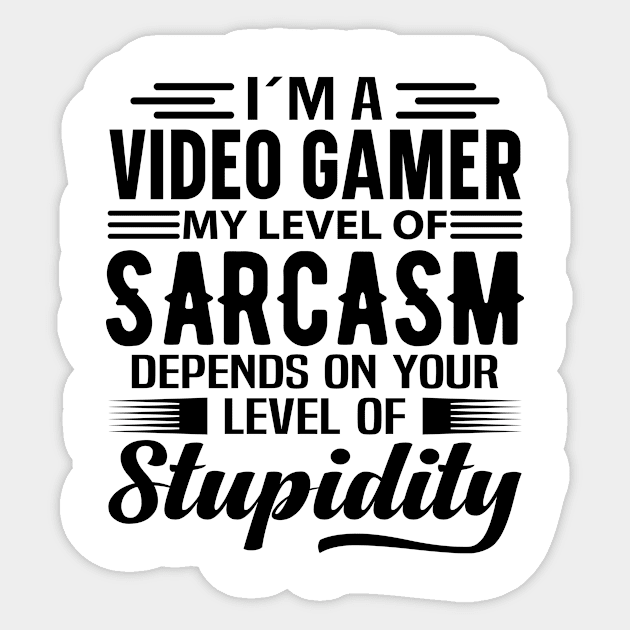 I'm A Video Gamer Sticker by Stay Weird